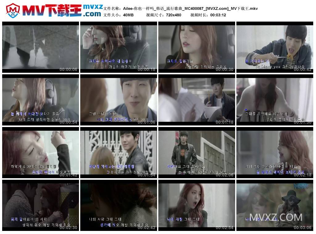 Ailee-你也一样吗_韩语_流行歌曲_MC400087